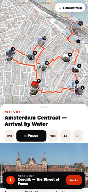 A chapter playing on the live map